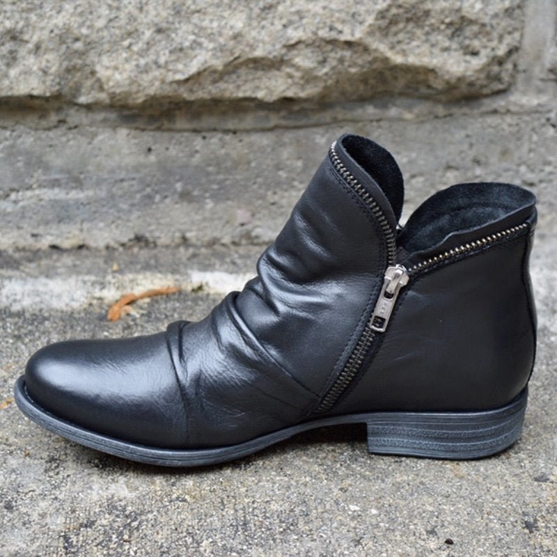 Sanne – Elegant Leather Boots for Women with Timeless Style & All-Day Comfort