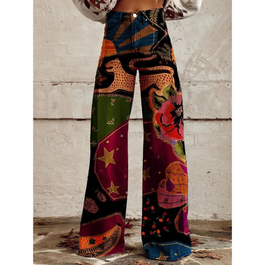 Teresa – Vintage Boho Wide-Leg Pants