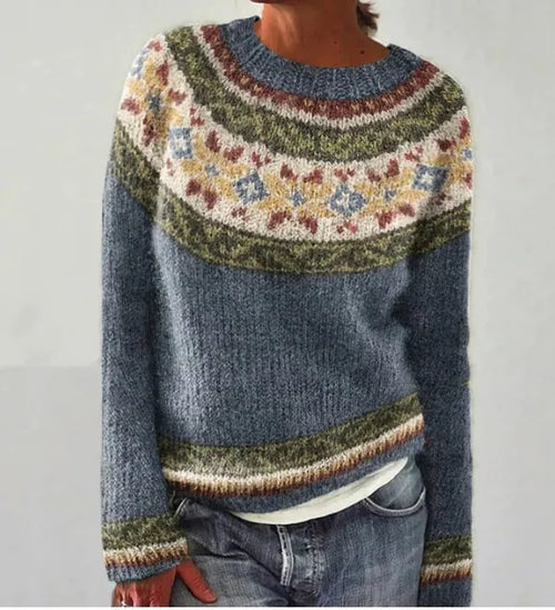 Pierina – Retro Autumn Knit Sweater