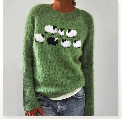 Pierina – Retro Autumn Knit Sweater