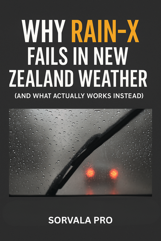 Why Rain-X Fails in New Zealand Weather (And What Actually Works Instead)
