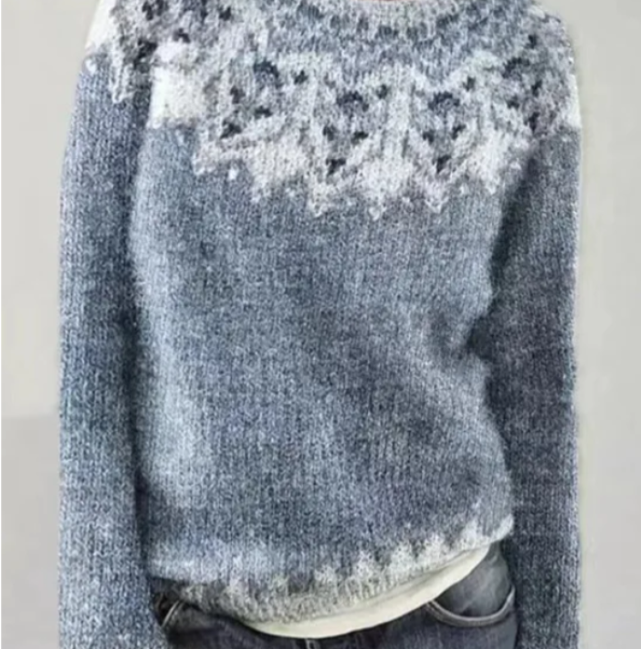 Pierina – Retro Autumn Knit Sweater
