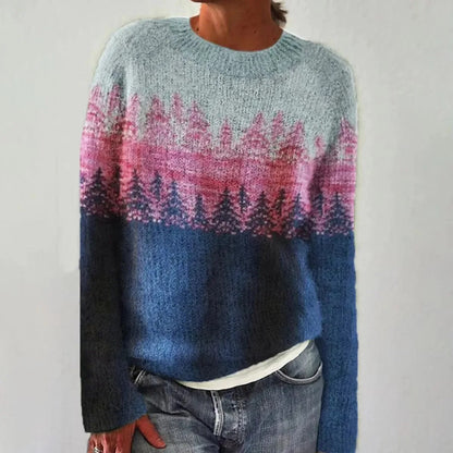 Pierina – Retro Autumn Knit Sweater
