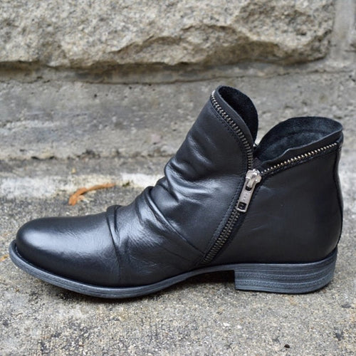 Sanne – Elegant Leather Boots for Women with Timeless Style & All-Day Comfort