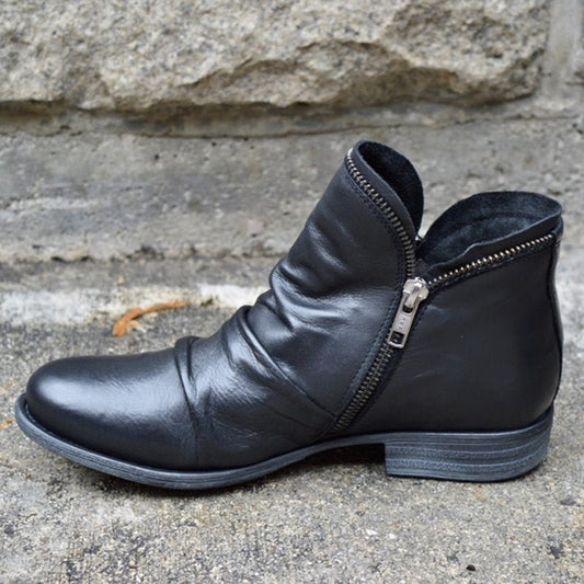 Sanne – Elegant Leather Boots for Women with Timeless Style & All-Day Comfort